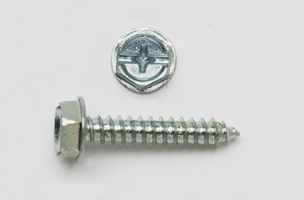 14X112HWHSTSZJ #14 (3/8 HEX) X 1-1/2 HEX WASHER HEAD SLOT TAPPING SCREW ZINC PLATED